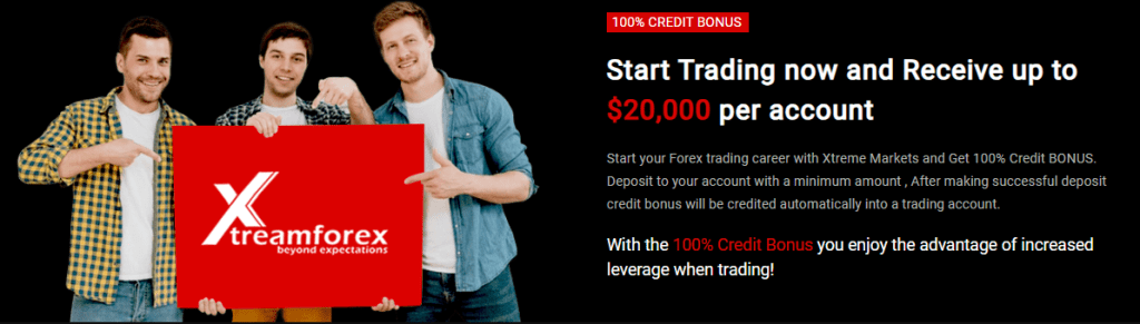 100% CREDIT BONUS – XtreamForex