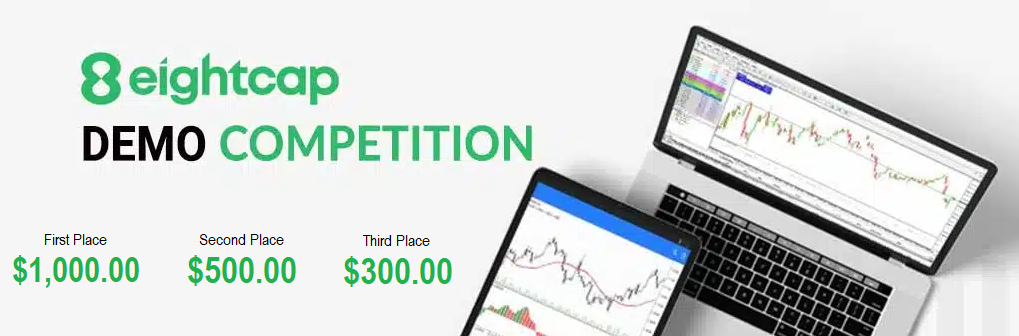 Trader’s Demo Contests, $1800 Prize – EightCap