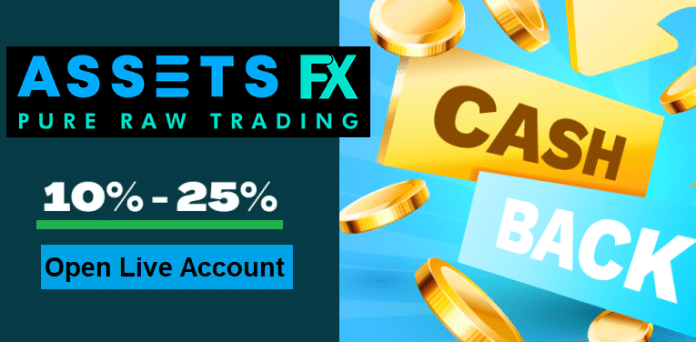 Trade to Earn CashBack Bonus – AssetsFx