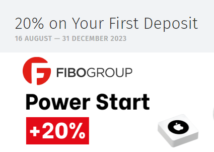 20% Bonus Trader's First Deposit – FiboGroup