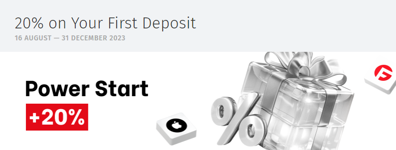 20% Bonus Trader's First Deposit – FiboGroup