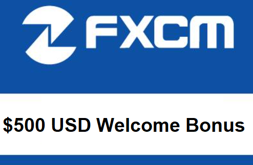 $500 USD Welcome Bonus – FXCM