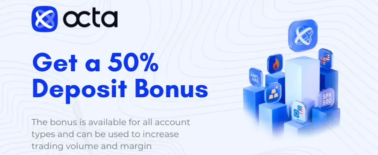 50% Bonus on Initial Deposit – Octafx