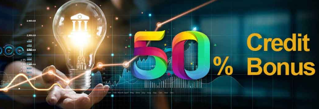 Credit Bonus 50% – Trex Globals