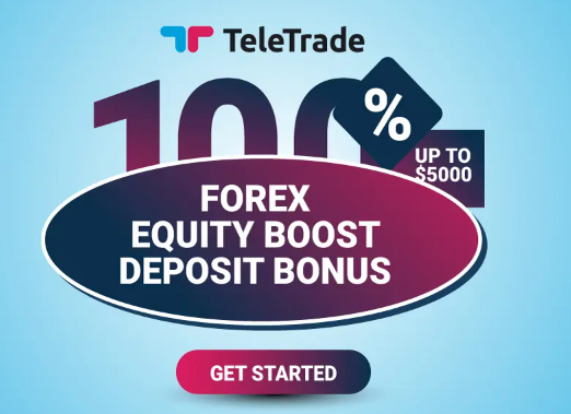 100% Bonus to start – TeleTrade