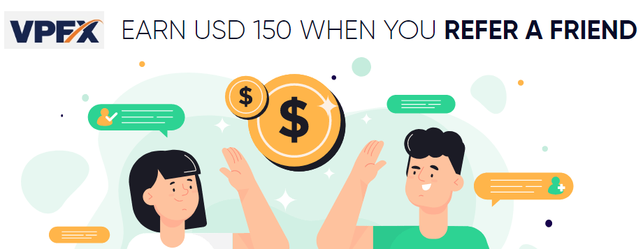 Earn $150, Refer a friends – VPFX